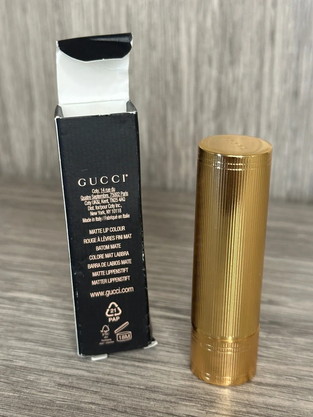 Gucci Matte Lipstick - Sonia Light Beige (120) Nude